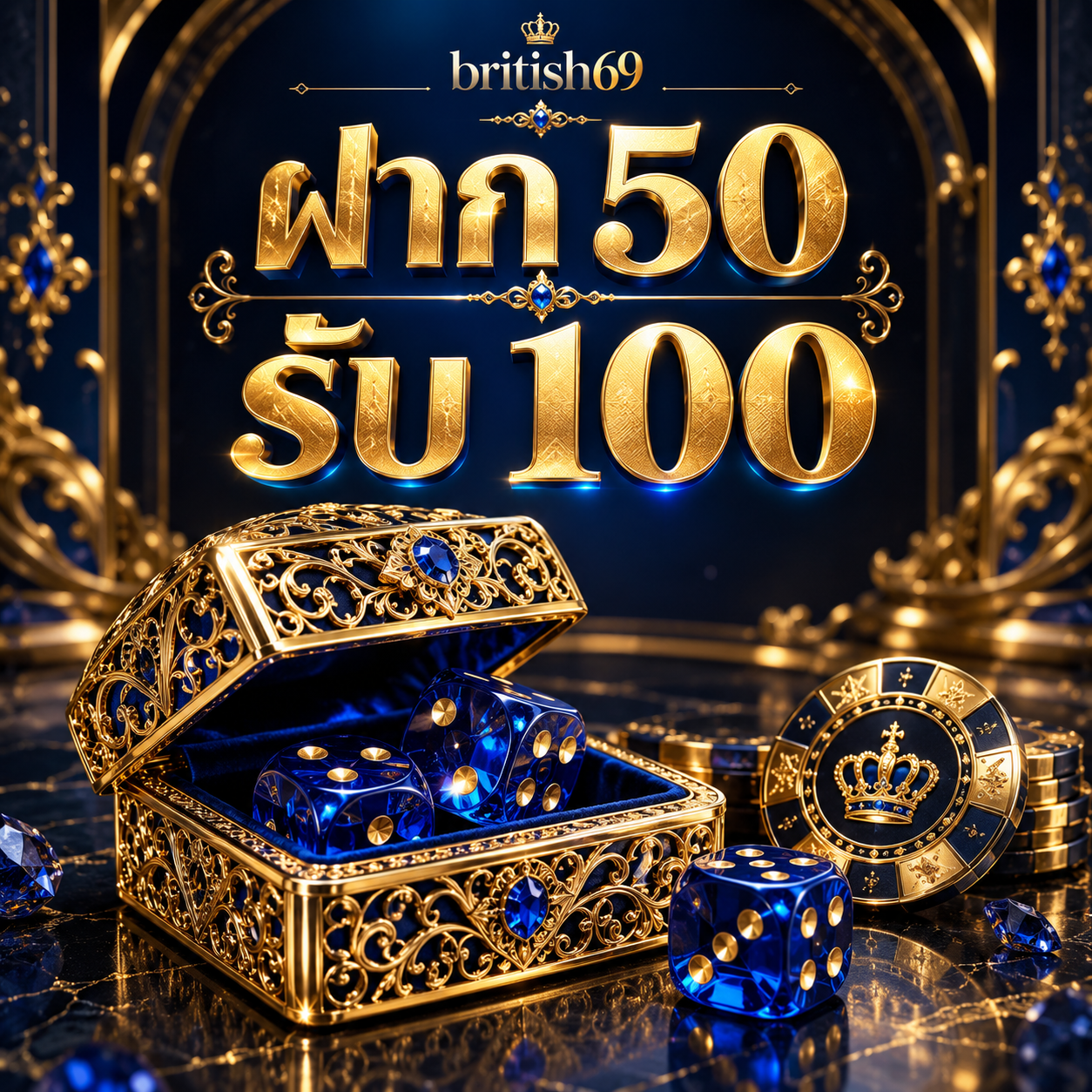 โปรโมชั่น british69 ฝาก 50 รับ 100